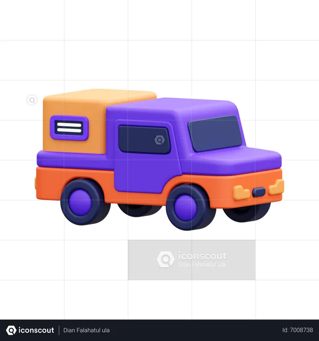 Delivery Truck  3D Icon