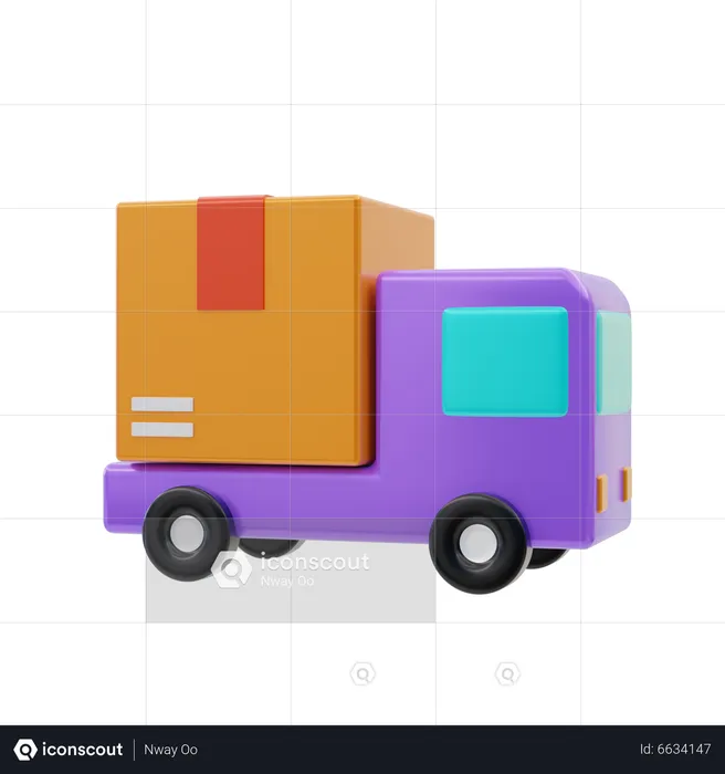 Delivery Truck  3D Icon