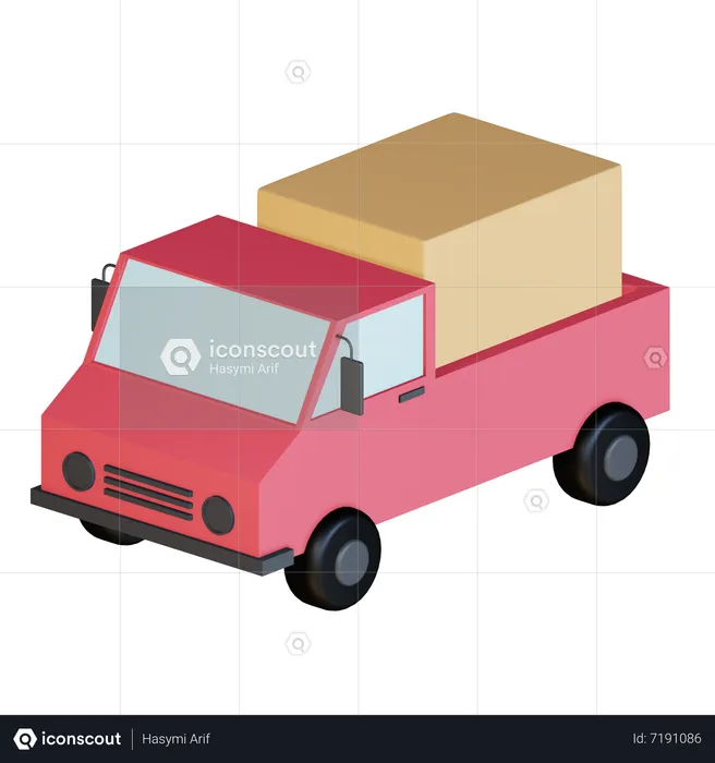 Delivery Truck  3D Icon