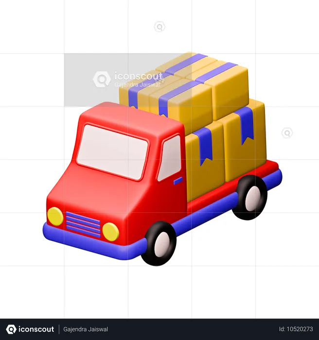 Delivery Truck  3D Icon