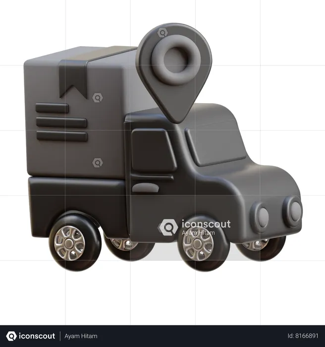 Delivery Truck  3D Icon