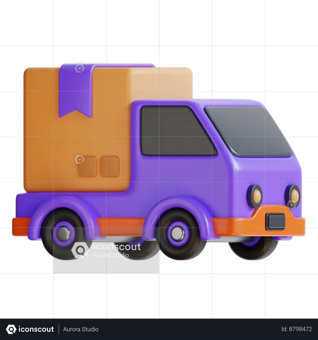 Delivery Truck  3D Icon