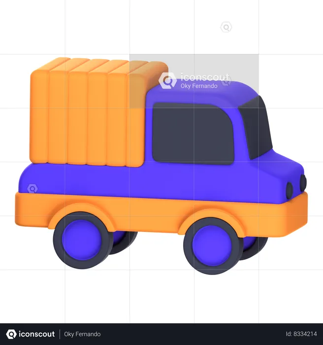 Delivery Truck  3D Icon