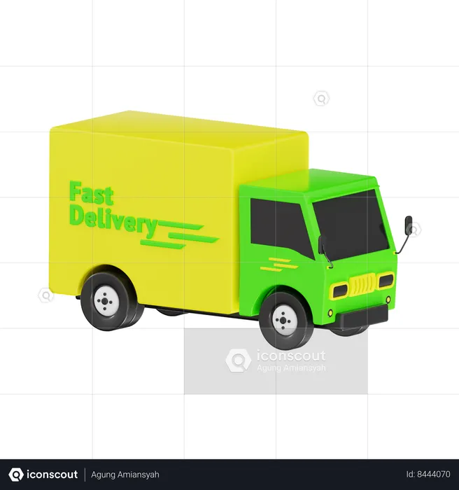 Delivery Van  3D Icon