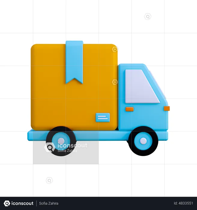 Delivery Vehicle  3D Icon