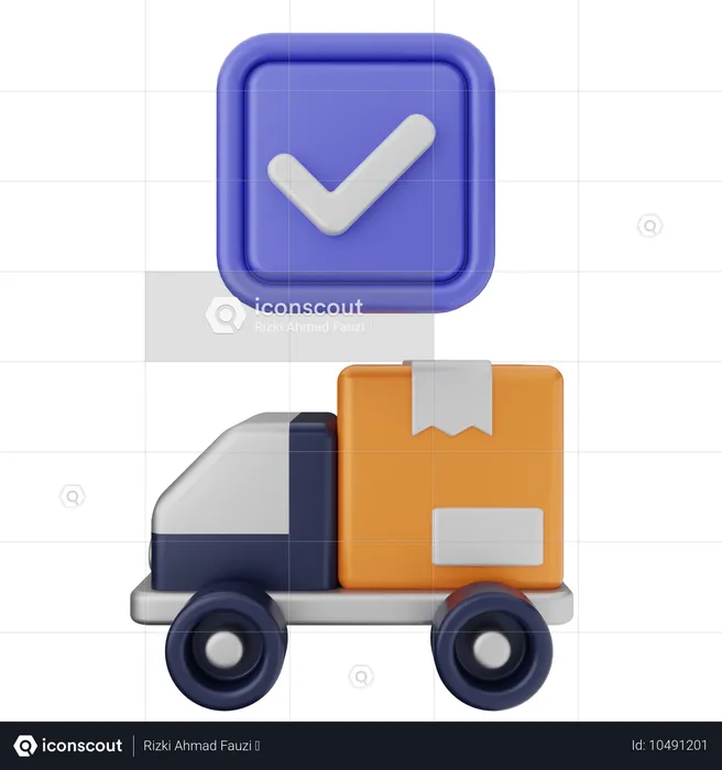 Delivery Verification  3D Icon