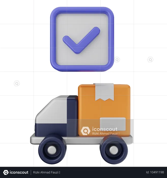 Delivery Verification  3D Icon