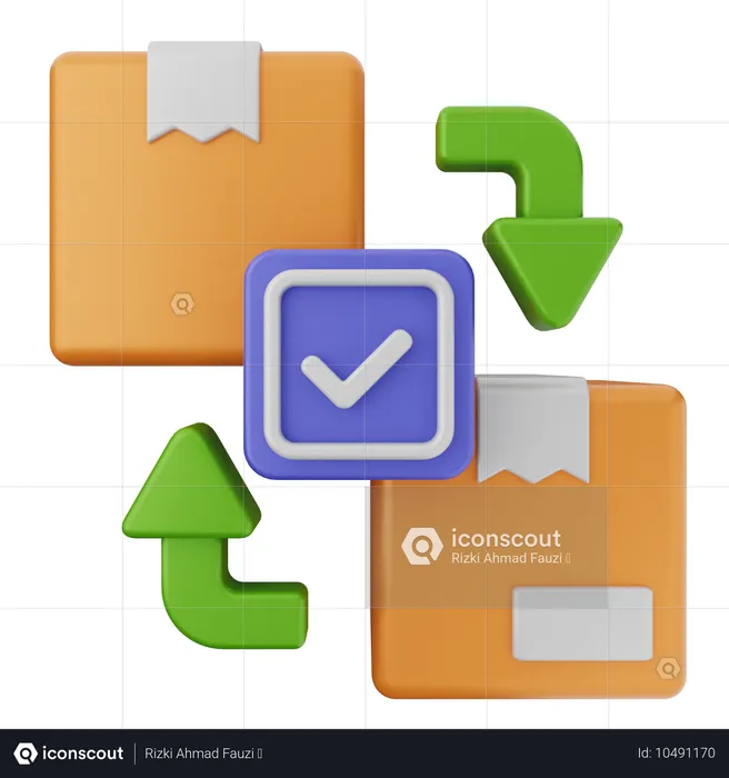 Delivery Verification  3D Icon