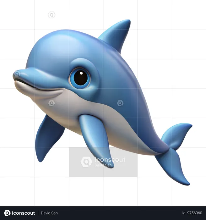 Delfin  3D Icon