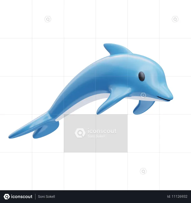 Delfin  3D Icon