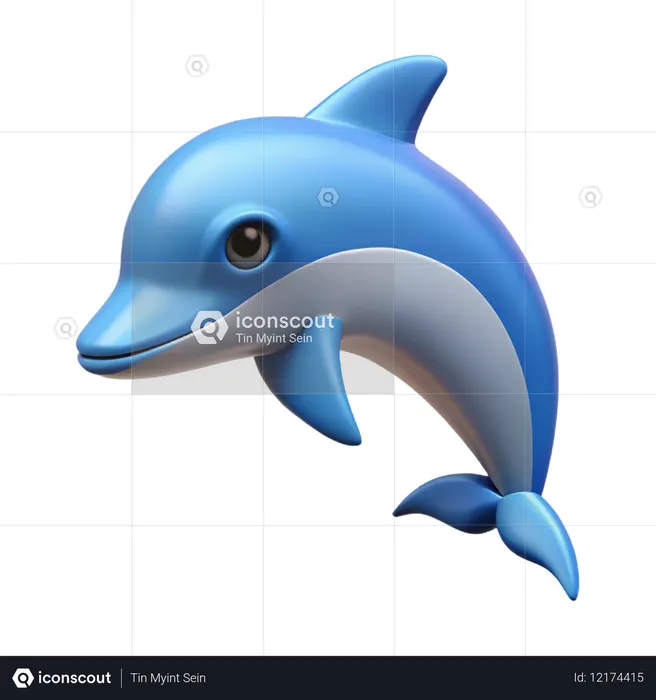 Delfin  3D Icon