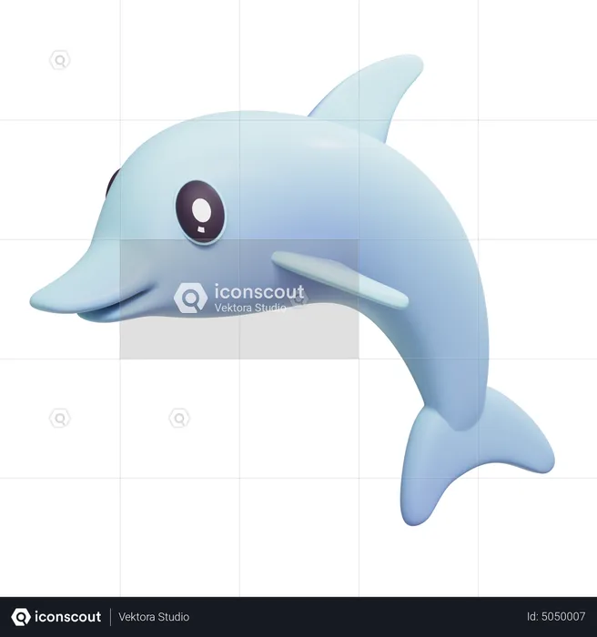 Delfin  3D Icon