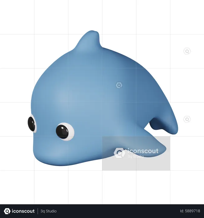 Delfin  3D Icon