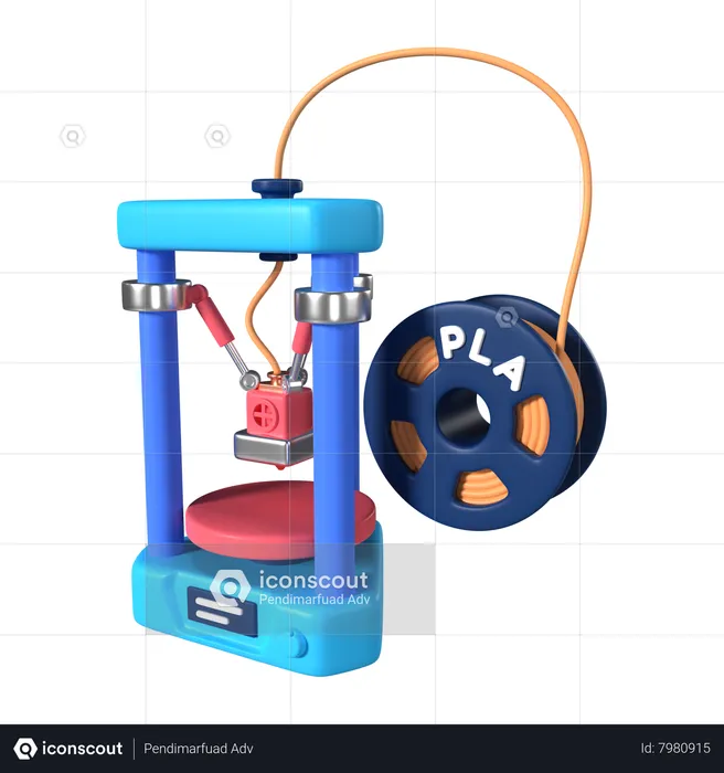 Delta 3D Printer  3D Icon