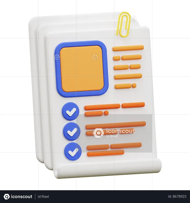 Demandeur d'emploi  3D Icon