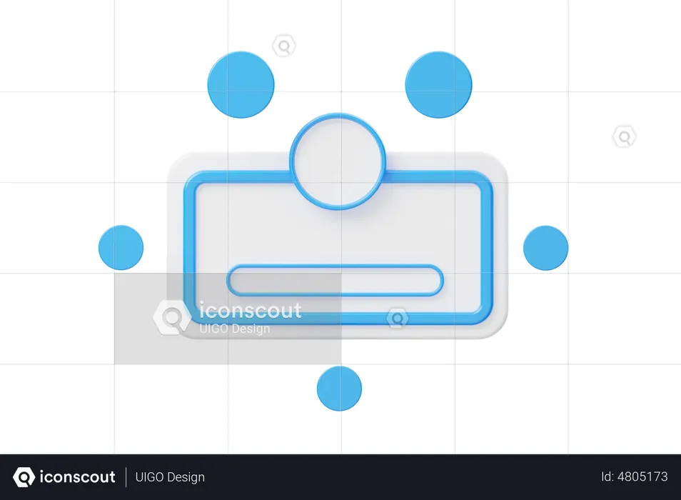 Demandez-moi une bulle de discussion  3D Illustration