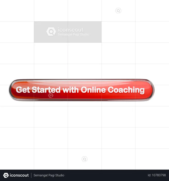 Démarrer avec le coaching en ligne  3D Icon