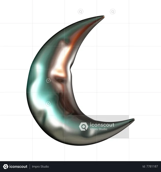 Demi Lune  3D Icon