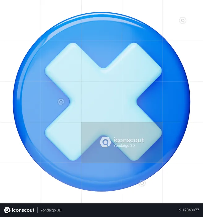 Denied  3D Icon