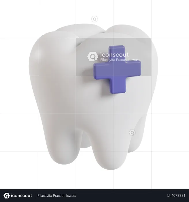 Dental care  3D Illustration