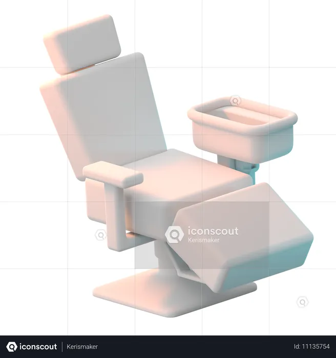 Dental Chair  3D Icon