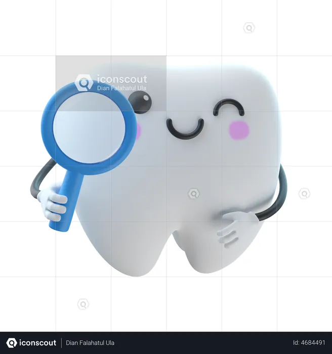 Dental Check Up  3D Illustration