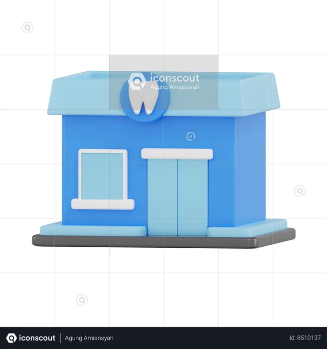 Dental Clinic  3D Icon