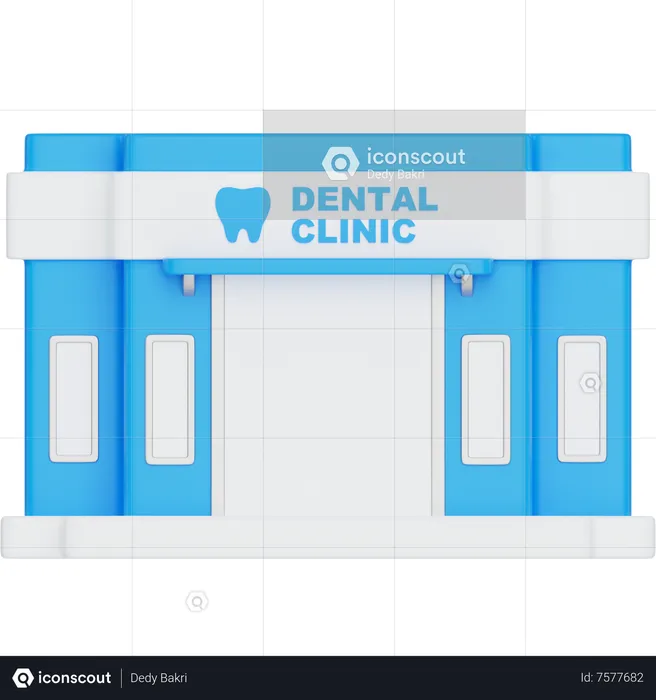 Dental Clinic  3D Icon