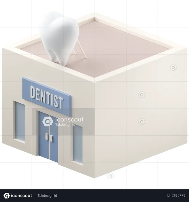 Dental clinic  3D Icon