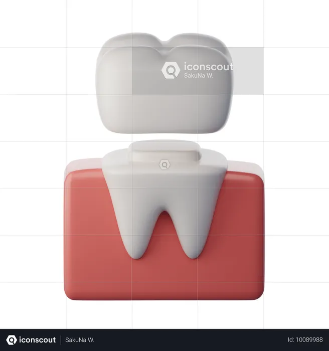 Dental Crown  3D Icon