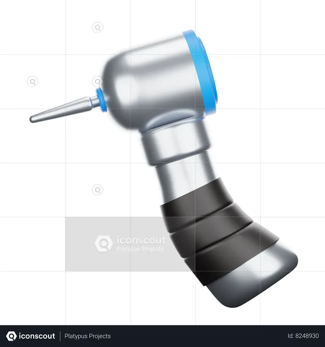 Dental Drill  3D Icon