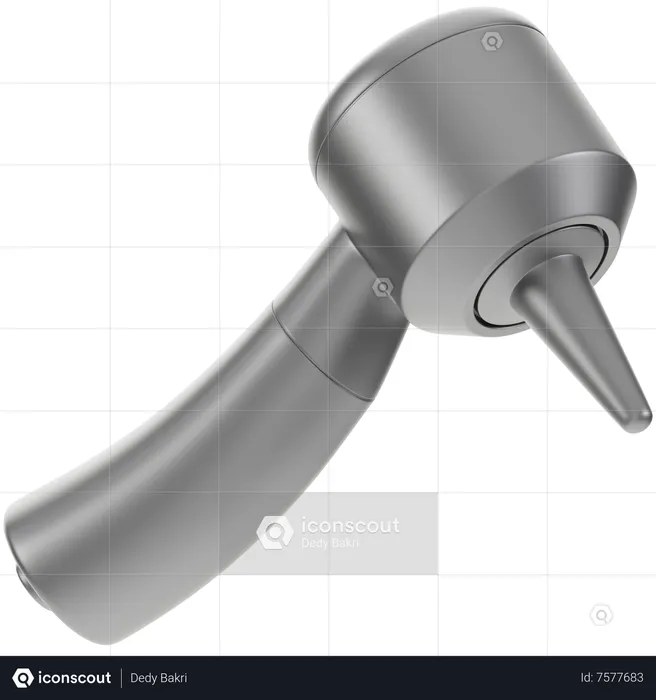 Dental Drill  3D Icon