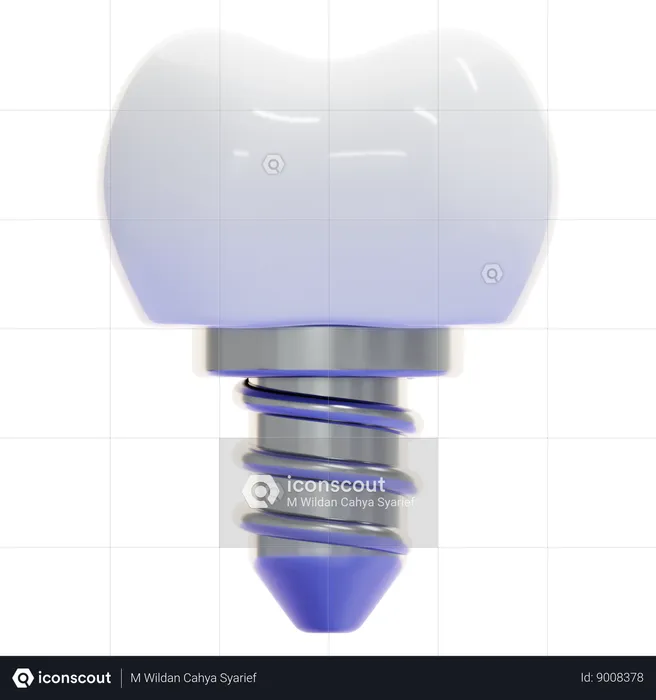 DENTAL IMPLANT  3D Icon