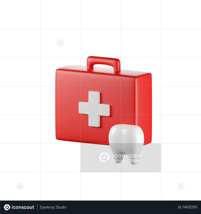 Dental Kit  3D Icon