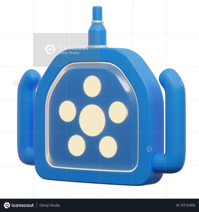 Dental Light  3D Icon
