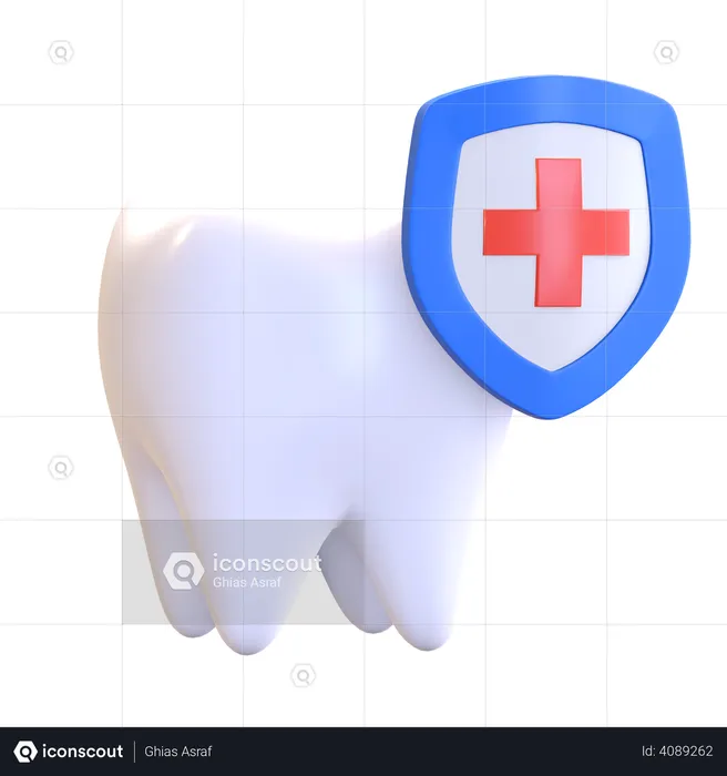 Dental Protection  3D Illustration