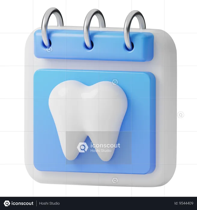 Dental schedule  3D Icon