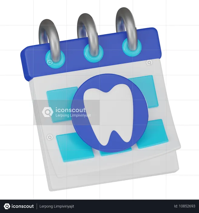 Dental Schedule  3D Icon