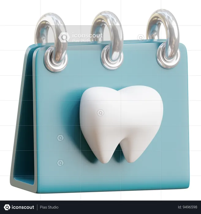 Dental Schedule  3D Icon