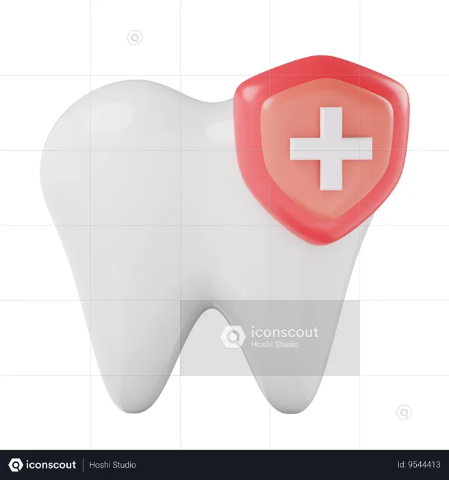 Dental shield  3D Icon