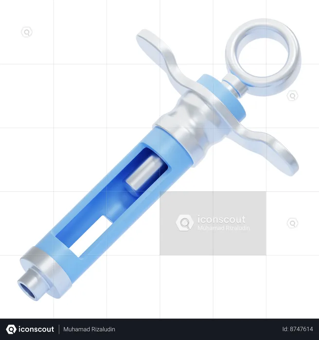 Dental Syringe  3D Icon