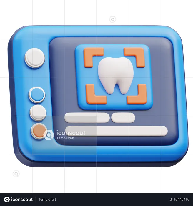 Dental X Ray  3D Icon