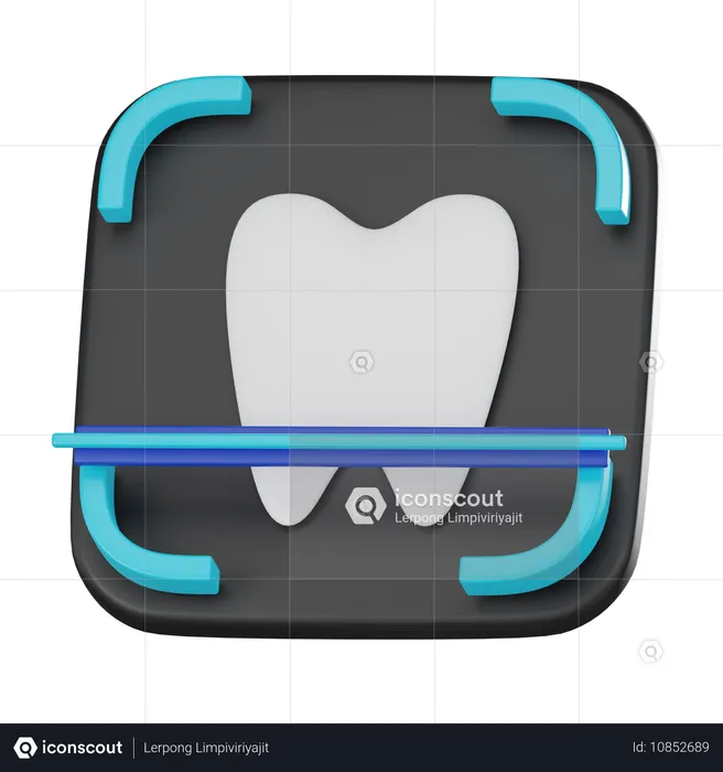 Dental X Ray  3D Icon