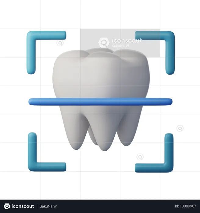 Dental X Ray  3D Icon