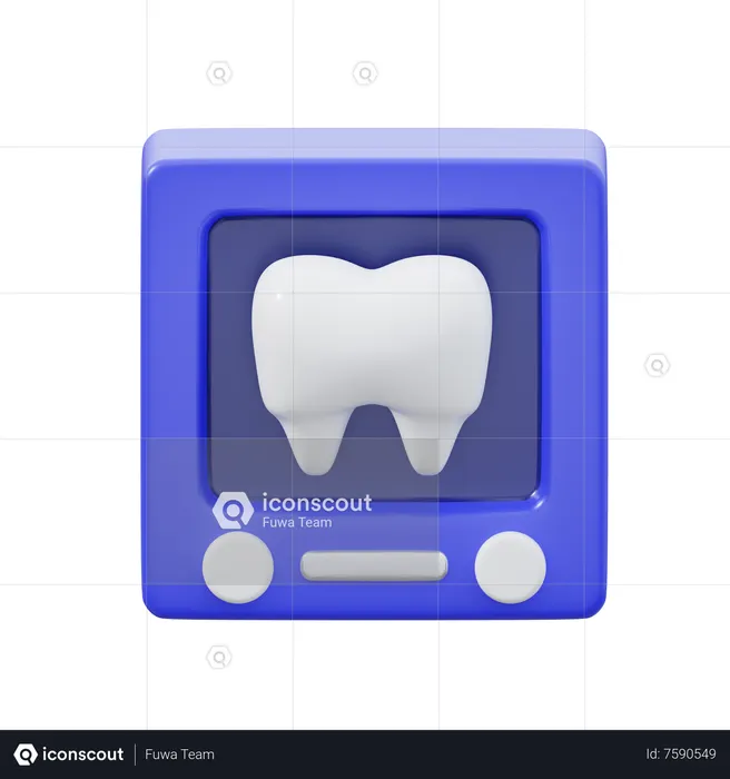 Dental X Ray  3D Icon