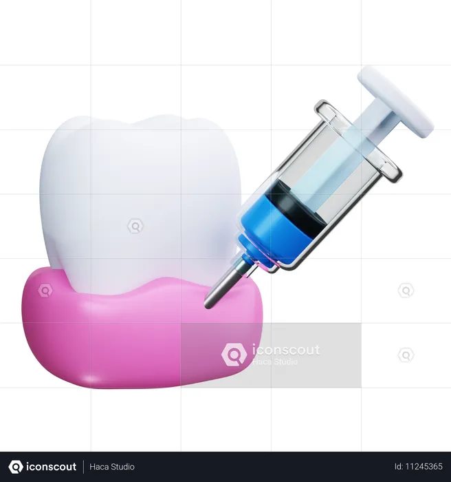 Dentalspritze  3D Icon