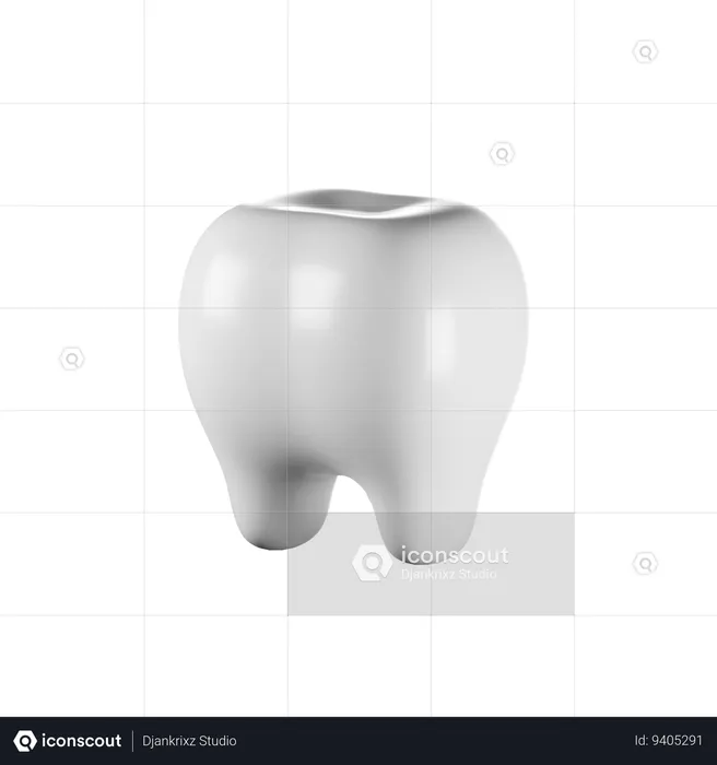 Dente  3D Icon