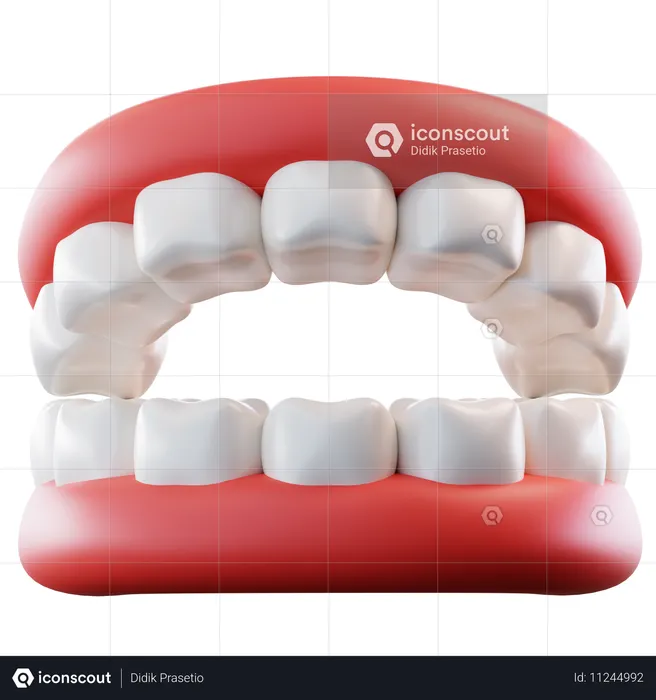 Dentes  3D Icon