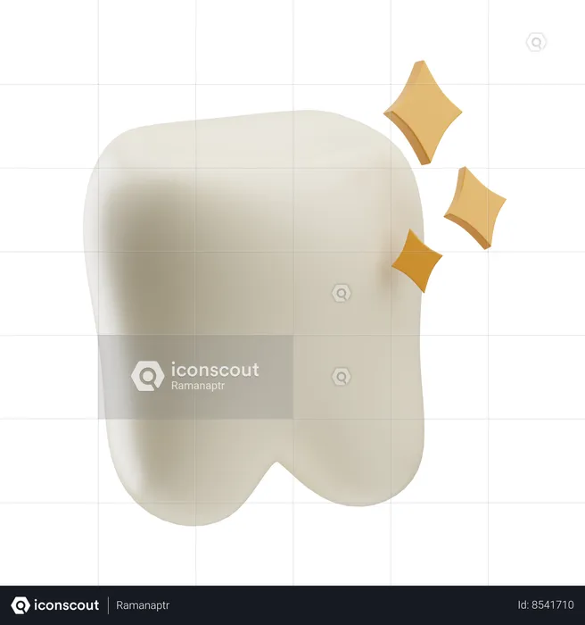 Brilhar os dentes  3D Icon