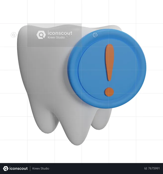 Dentes falsos  3D Icon